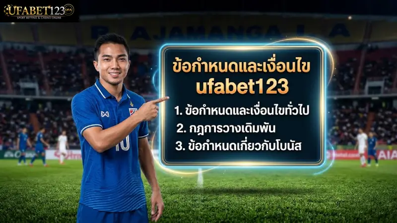 ข้อกำหนดและเงื่อนไข UFABET123 มาตรฐานสากล 2026 โปร่งใสและปลอดภัย